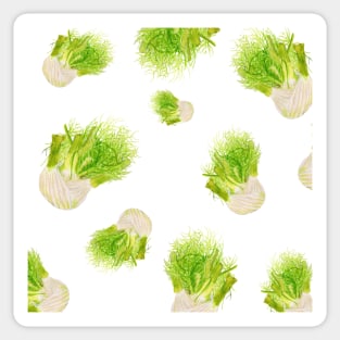 Fennel pattern design Sticker